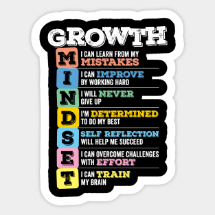 Growth Mindset Sticker